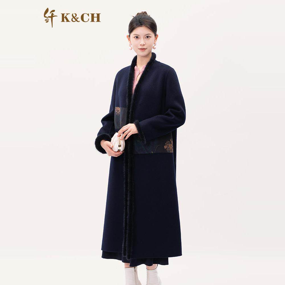 Kamp时尚气质双面呢大衣羊毛外套