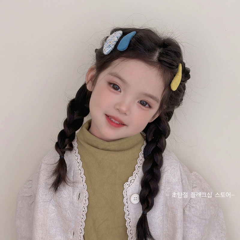 儿童发饰女童刘海碎发夹秋冬