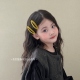 秋冬丝绒儿童侧边刘海碎发bb夹子女童发夹发卡新款 小女孩韩版 头饰