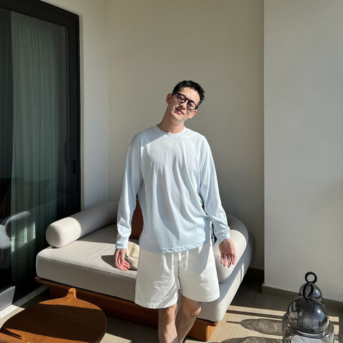 NickTian莱赛尔薄款长袖T恤