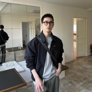 韩版 Nick 新款 春季 小众黑色牛仔夹克男生简约休闲高级感外套 Tian
