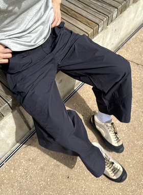 Nick Tian 薄款速干爬山机能防晒长裤男夏季新款简约宽松休闲百搭