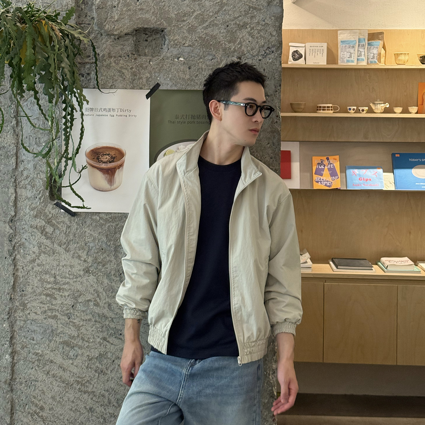 NickTian极简风风衣夹克外套