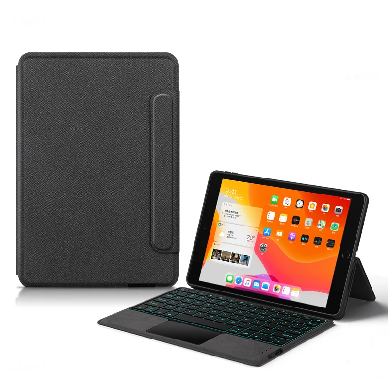 Подходит для iPad Air2 9.7 дюймов клавиатура чехол 2014 Apple планшет A1566/A1567 цветная подсветка iPadAir2 интегрированное Bluetooth умный магнитный контроль клавиатура