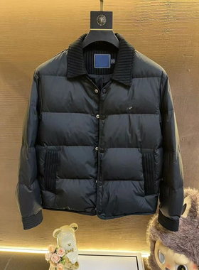 【C36132】【天宇】2025冬季假两件时尚潮流棉服外套