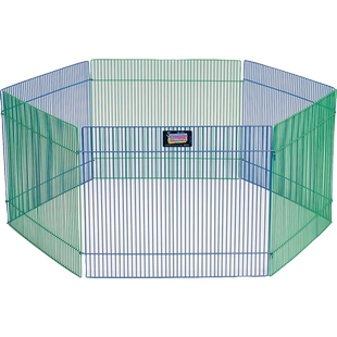 中西【Midwest】宠物雪貂龙猫兔子放风笼围栏折叠