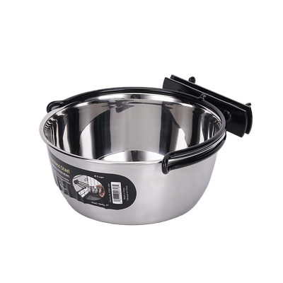 食品级不锈钢悬挂式防打翻猫狗碗