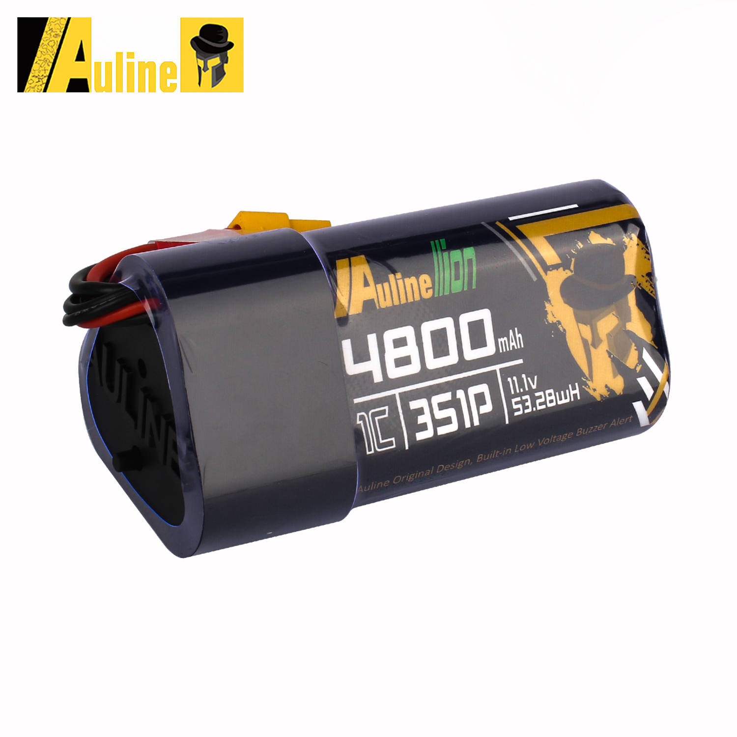 伪神FPV大疆肥鲨穿越机眼镜电池4800mAh 3S XT60低压报警LED电显 玩具/童车/益智/积木/模型 遥控飞机零配件 原图主图