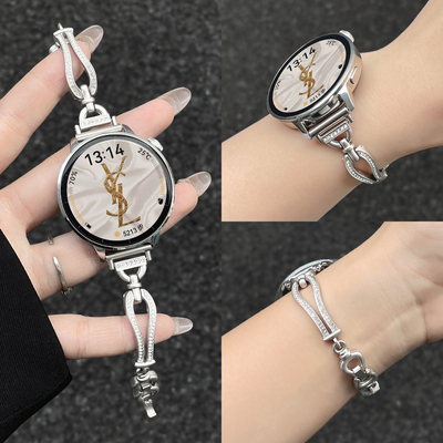 适用oppo手表watchx3mini表带金属新款x2mini女表高级感watchs手表带链夏天女生专用oppo系列高端4pro腕表带
