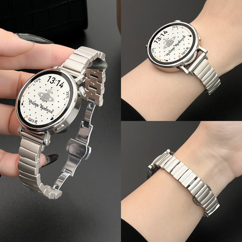 适用华为watch gt6表带金属不规则gt5手表带高级感watchgt4女表gt3智能运动watch5腕表夏天女士专用荣耀时尚
