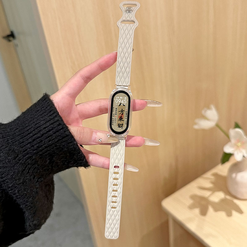 云顶适用小米手环菱格硅胶表带