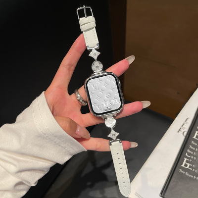 云顶适用华为fit四叶草皮质表带