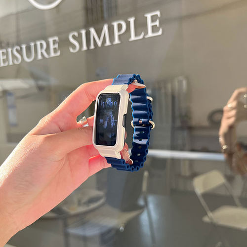 云顶适用华为手环海洋硅胶表带