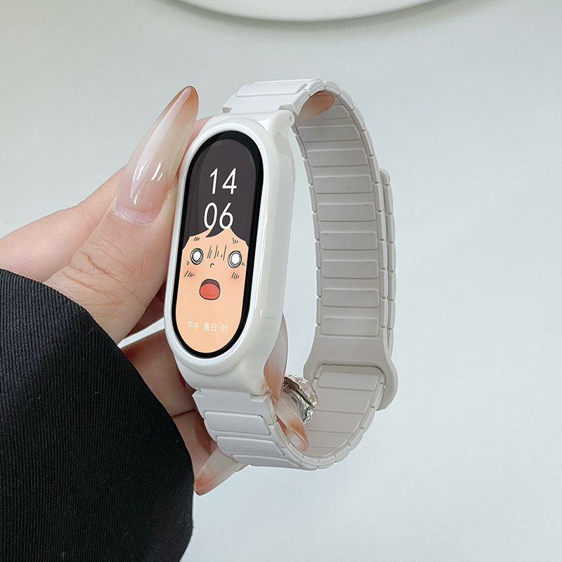 云顶小米手环工装款硅胶磁吸表带