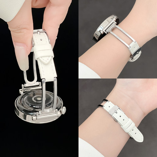 适用华为watch gt7表带皮质新款gt6手表带夏天高级感gt5女生gt4女表金属运动腕带watch5智能时尚gt7pro小众