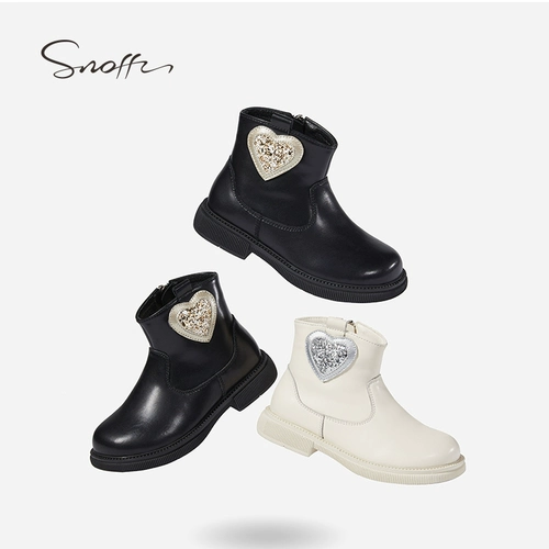 Martens, демисезонные детские короткие сапоги, высокие сапоги для девочек, мягкая подошва