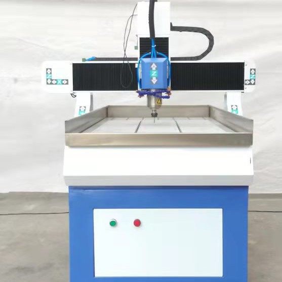 6090铸铁丝杆雕刻机烫钻标牌刻字机6090小型广告制作木工浮雕机