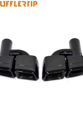 适用于奔驰W204C级E级W212W204排气管改装尾喉C63E63CLS方口尾嘴