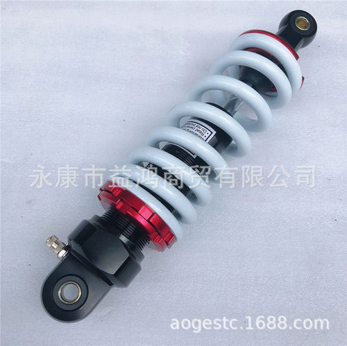ATV越野沙滩摩托车后减震器改装配件 内置气囊加粗铝避震器290mm