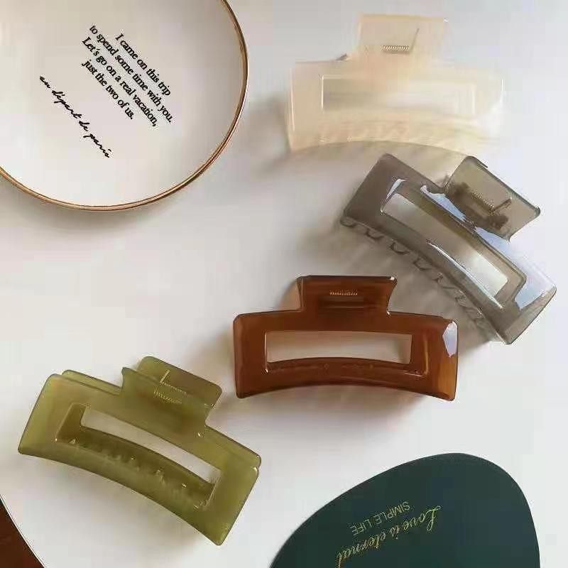 抓夹女发夹后脑勺鲨鱼夹发卡高级感发抓网红2023新款大号夹子头饰