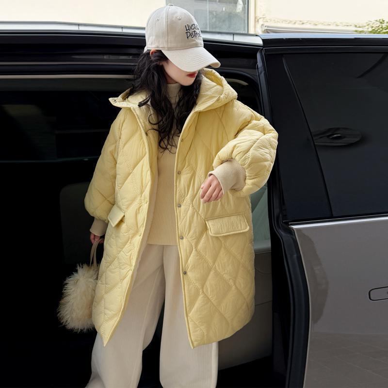 女童冬季加绒加厚棉服2026新款大童女中长款儿童棉衣外套休闲保暖