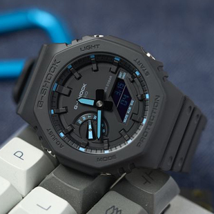 SHOCK八王子男士 运动电子 日韩手表GA 1A2 卡西欧 2100 CASIO