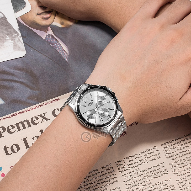 卡西欧casio男士商务简约手表