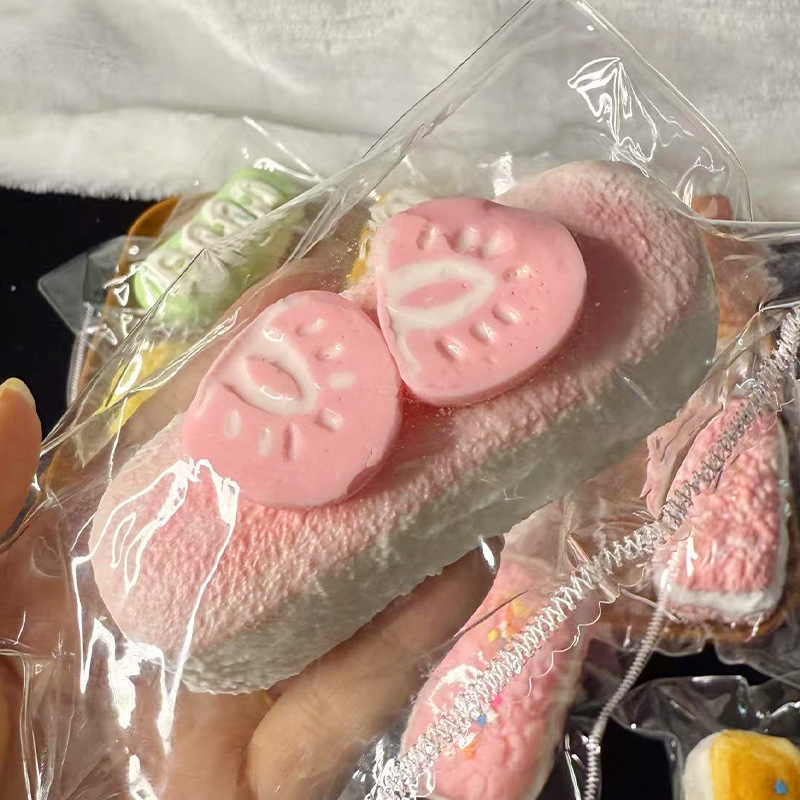 仿真奶油条硅胶慢回弹解压捏捏乐