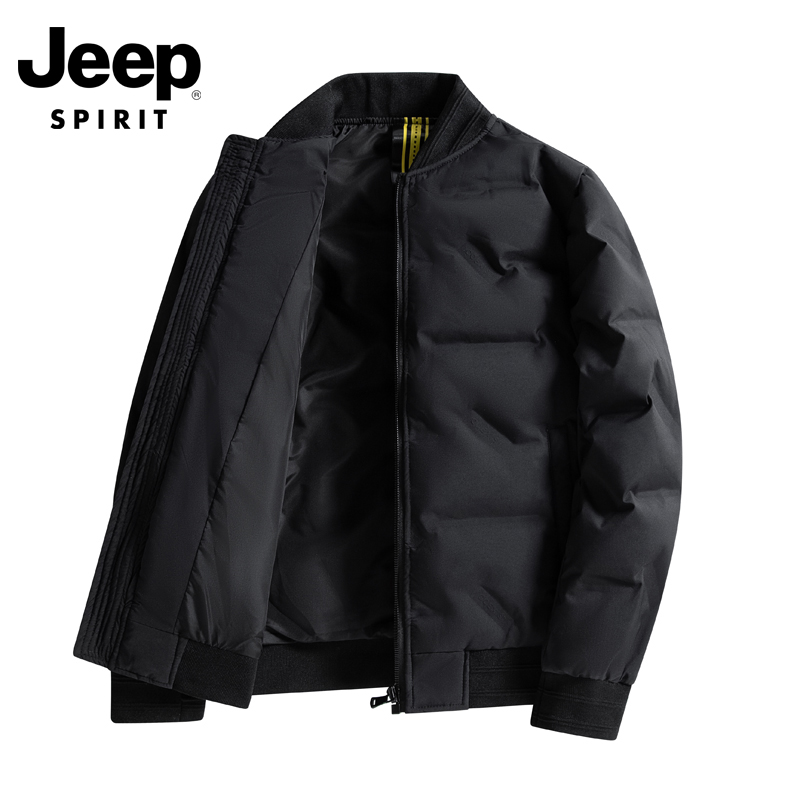 Jeep吉普男式羽绒夹克外套