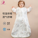 婴儿睡袋春秋冬新生儿童宝宝一体式包腿夏季薄防踢被纯棉四季通用