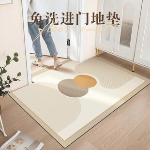 米雷入户门地垫耐脏防水皮革脚垫简约进门轻奢防滑可裁剪玄关免洗
