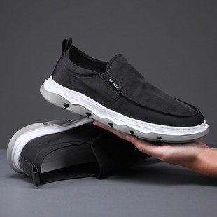 男软底轻便百搭懒人鞋 布鞋 透气冰丝速干休闲鞋 2024春夏季 2052 男士
