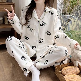 秋冬季孕妇睡衣怀孕期冬天空气棉月子服春秋产后哺乳喂奶女家居服