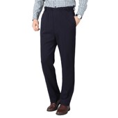 中老年休闲男裤 宽松直筒抗皱长筒裤 子中年爸爸男装 秋冬款 纯色外裤