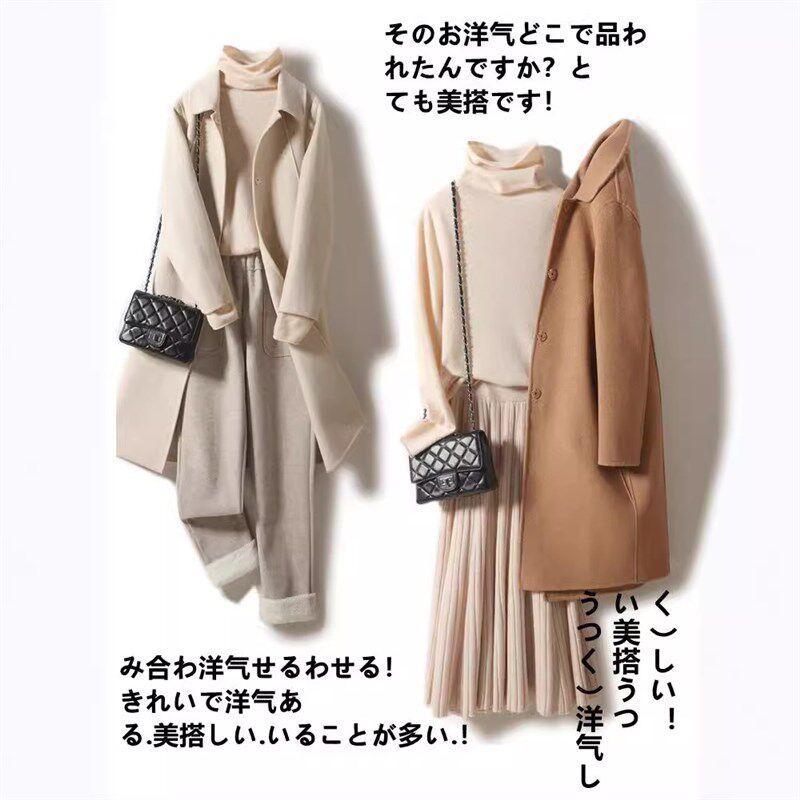 堆堆领卷边羊毛衫女100 纯羊毛打底衫2023新款冬洋气针织羊绒毛衣