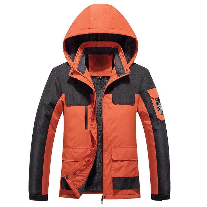 2025新款韩版男女户外冲锋衣跨境情侣户外棉衣防风防水保暖登山服