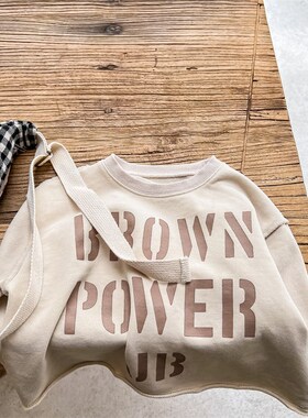 2024秋款童装新款 儿童秋季韩版卫衣男童T恤女童打底衫 122508