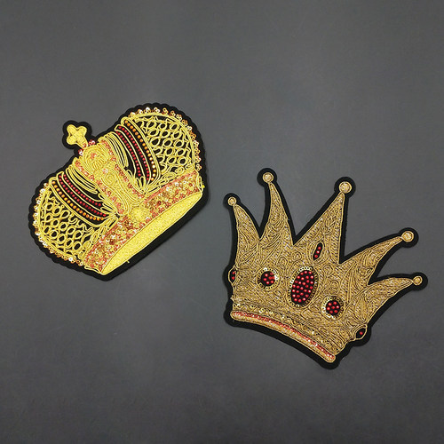 皇冠刺绣布贴服装包鞋帽辅料