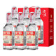方庄北京二锅头出口方瓶 国际红 6瓶 清香型白酒整箱 42度450ml