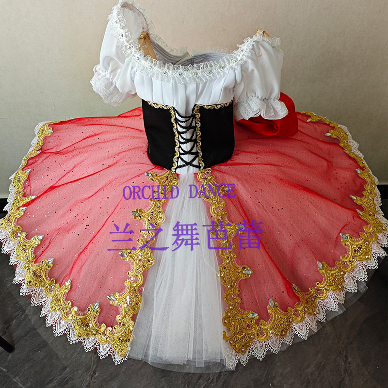 小红帽变奏芭蕾舞裙定制比赛服