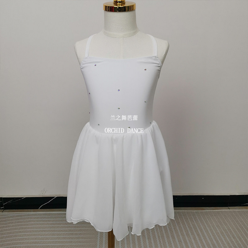 现代舞裙表演服定制比赛演出服