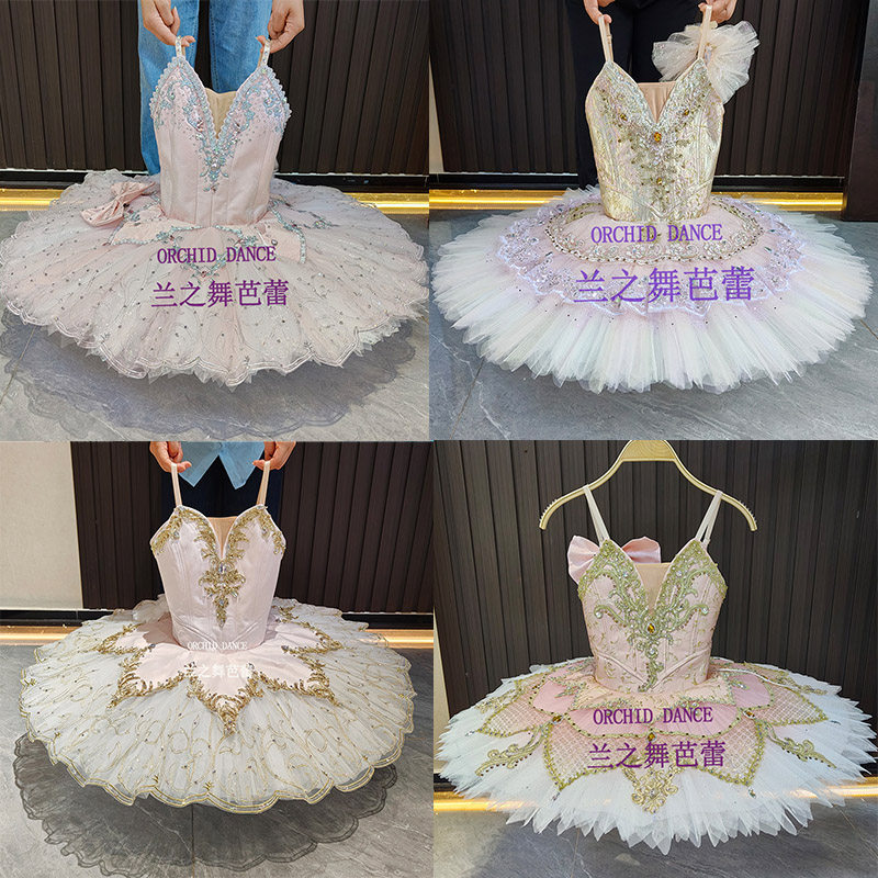 兰之舞仙女娃娃芭蕾舞裙比赛服