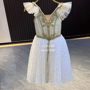 兰之舞克拉拉胡桃夹子变奏芭蕾裙演出服成人儿童天鹅湖一幕比赛服