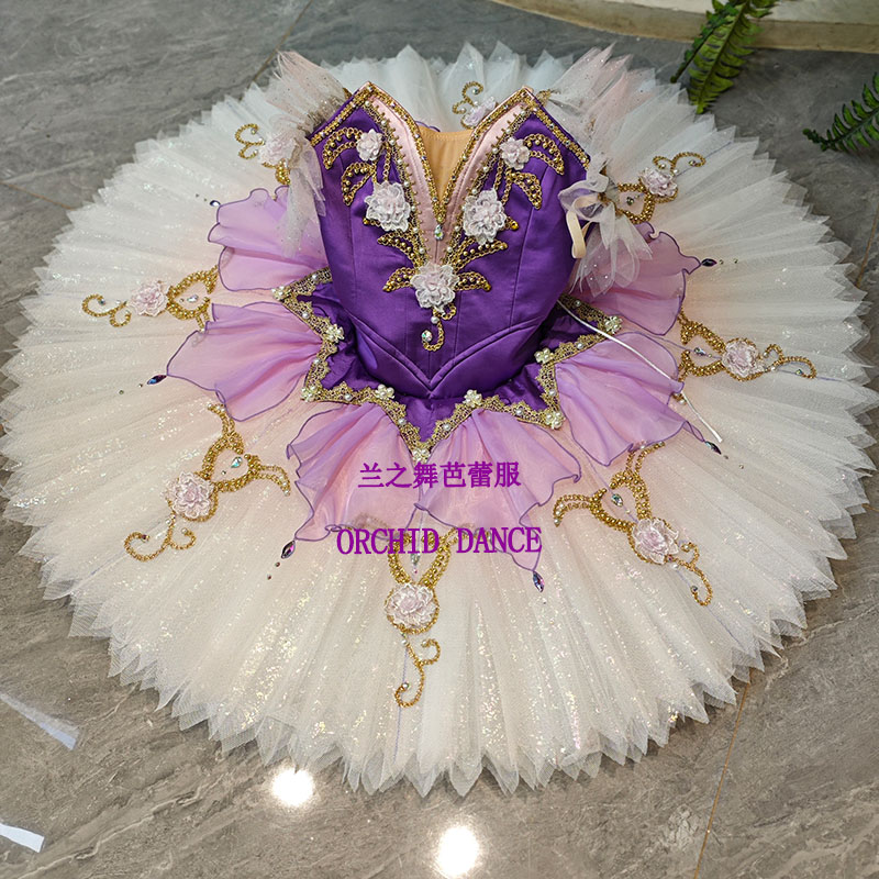 兰之舞小丑芭蕾百万小丑变奏芭蕾舞裙演出TUTU盘裙儿童成人比赛裙