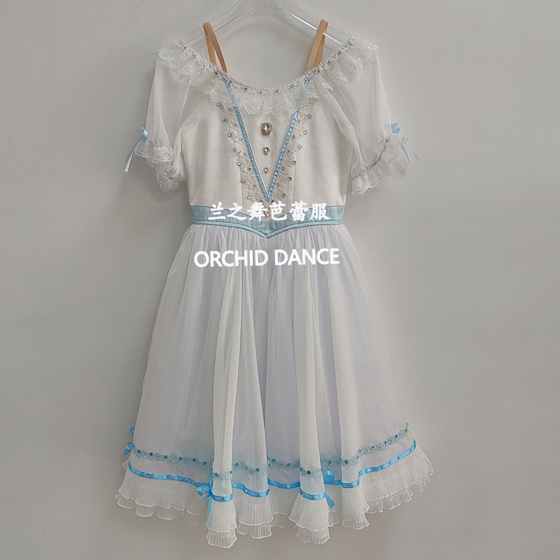 兰之舞简易毕业舞会芭蕾裙定制服