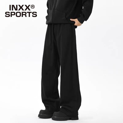 INXX SPORTS美式直筒裤子男士夏季新款潮牌宽松休闲运动长裤卫裤