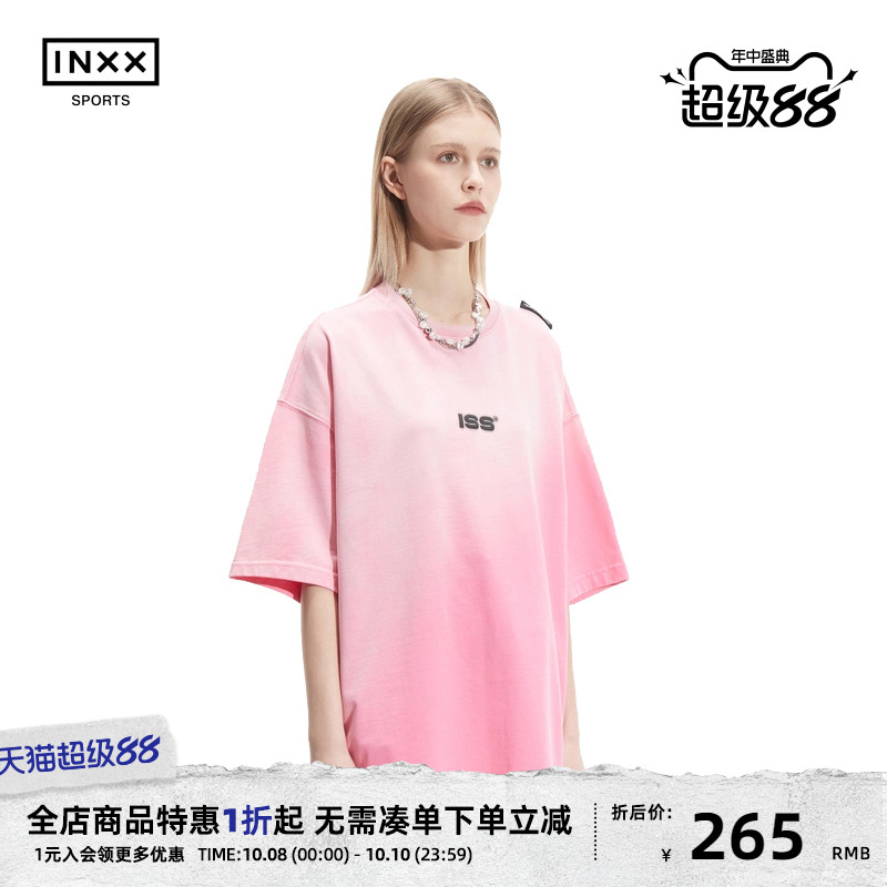 inxxsports夏季短袖情侣潮牌T恤