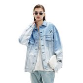 inxx sports2026年春新潮牌宽松牛仔夹克外套情侣SIC1147307