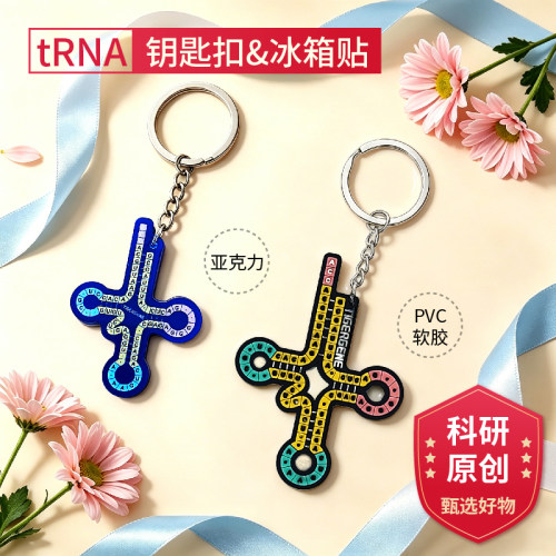 tRNA钥匙扣冰箱贴亚克力PVC软胶