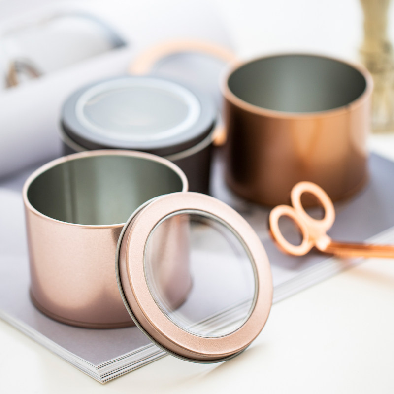 Man Yue DIY Aromatherapy candles Container Wax cup Metallic WINDOW Makou Cans Empty cans Container Candlestick 1in the Home accessories , Home Fragrance, Aromatherapy DIY Material Science/tool category - from Buy2taobao.com to provide professional Taobao agent buy service